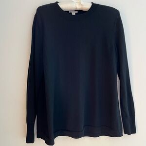 GAP Extra Fine Merino Wool Crew Neck Popover Sweater Basic Staple Minimalist